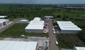 Naves industriales en Silao, Guanajuato: vista aérea del clúster PANAN SILAO I